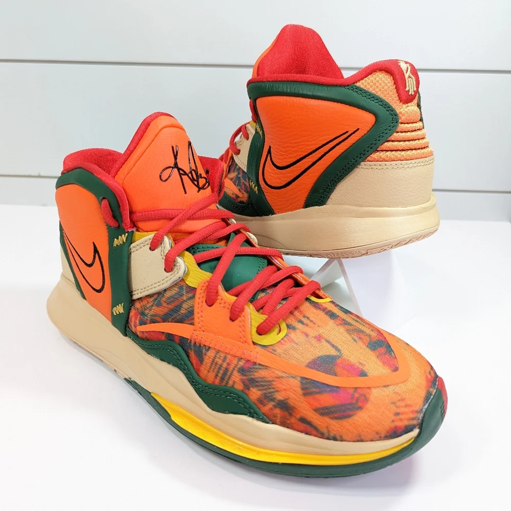 Nike Kyrie Infinity 1 World 1 people Casual Orange Basketball Sneakers Men's 7.5